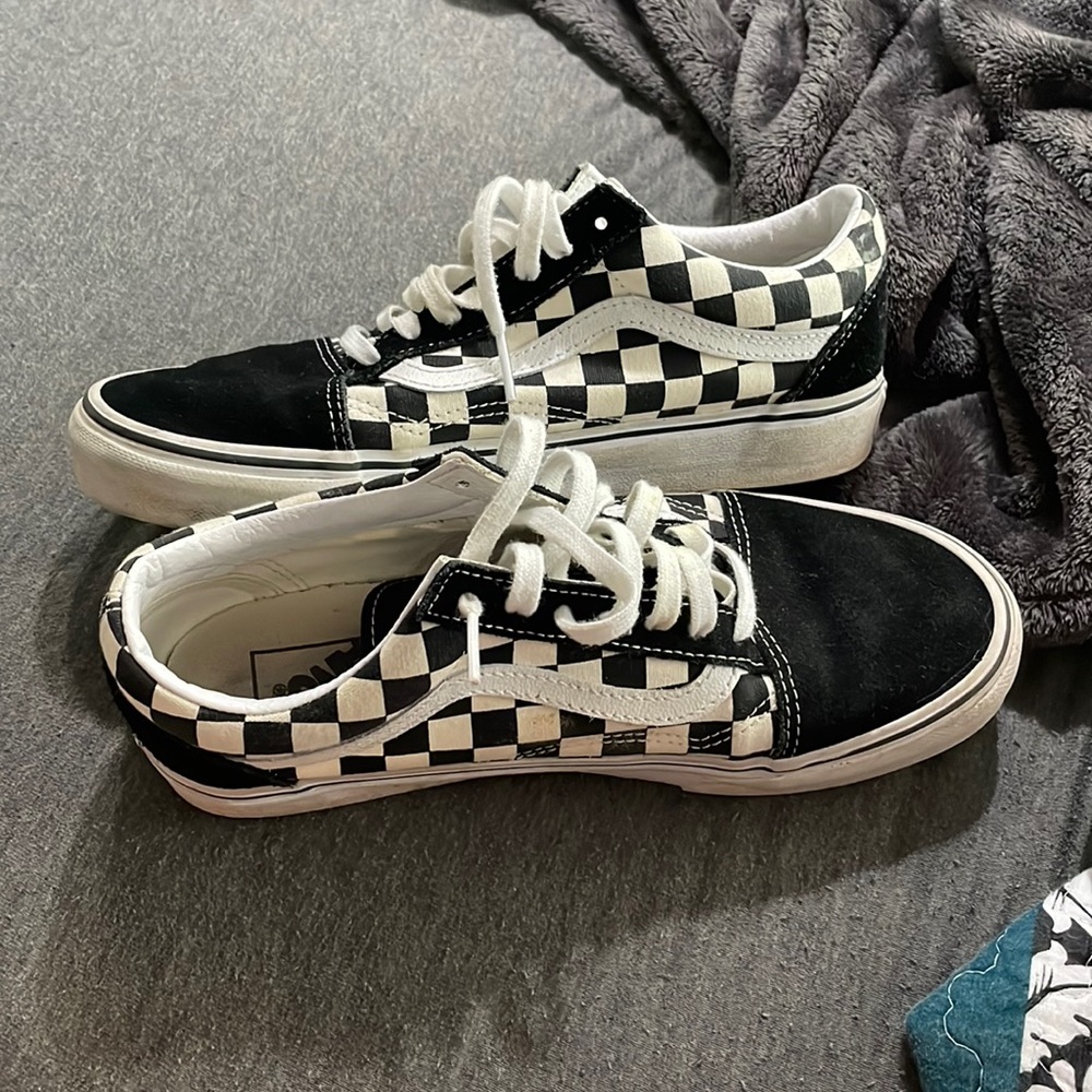 Checkered old school vans